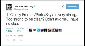 lance armstrong tweets question about chris froome doping.jpg lance armstrong tweets question about chris froome doping.jpg