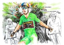 Wout van Aert, Jumbo Visma, gewinnt nach der 4. auch die 8. Etappe der 109. Tour de France 2022.jpg