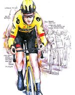 Tiejs Benoot, Jumbo-Visma, gewinnt die 75. Austragung von Kuurne-Brüssel-Kuurne 2023.jpg