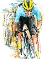 Daniel Martinez, BORA-hansgrohe, gewinnt die 2. & 5. Etappe und das Bergtrikot der 50. Algarve...jpg