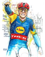 Mads Pedersen, Lidl-Trek, gewinnt nach 2020, die 86. Austragung von Gent-Wevelgem 2024 vor dem...jpg