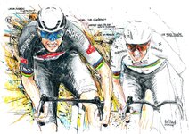 Mathieu van der Poel, Alpecin-Deceuninck, gewinnt die 2. Etappe der 112. Tour de France 2025 ...jpeg