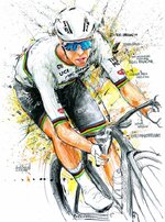 Tadej Pogacar, Slovenia, UAE Team Emirates XRG, gewinnt eine Woche nach der WM auch die Europ...jpeg