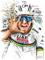 Der Weltmeister Tadej Pogacar, UAE Team Emirates-XRG, gewinnt zum 5. Mal in Folge die Lombard...jpeg